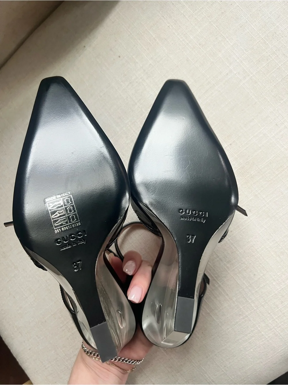 Gucci Regent Wedge Mule